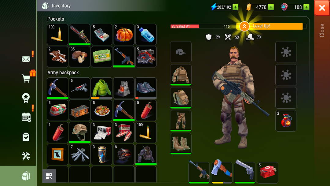 TEGRA: Zombie survival island ảnh chụp màn hình 5