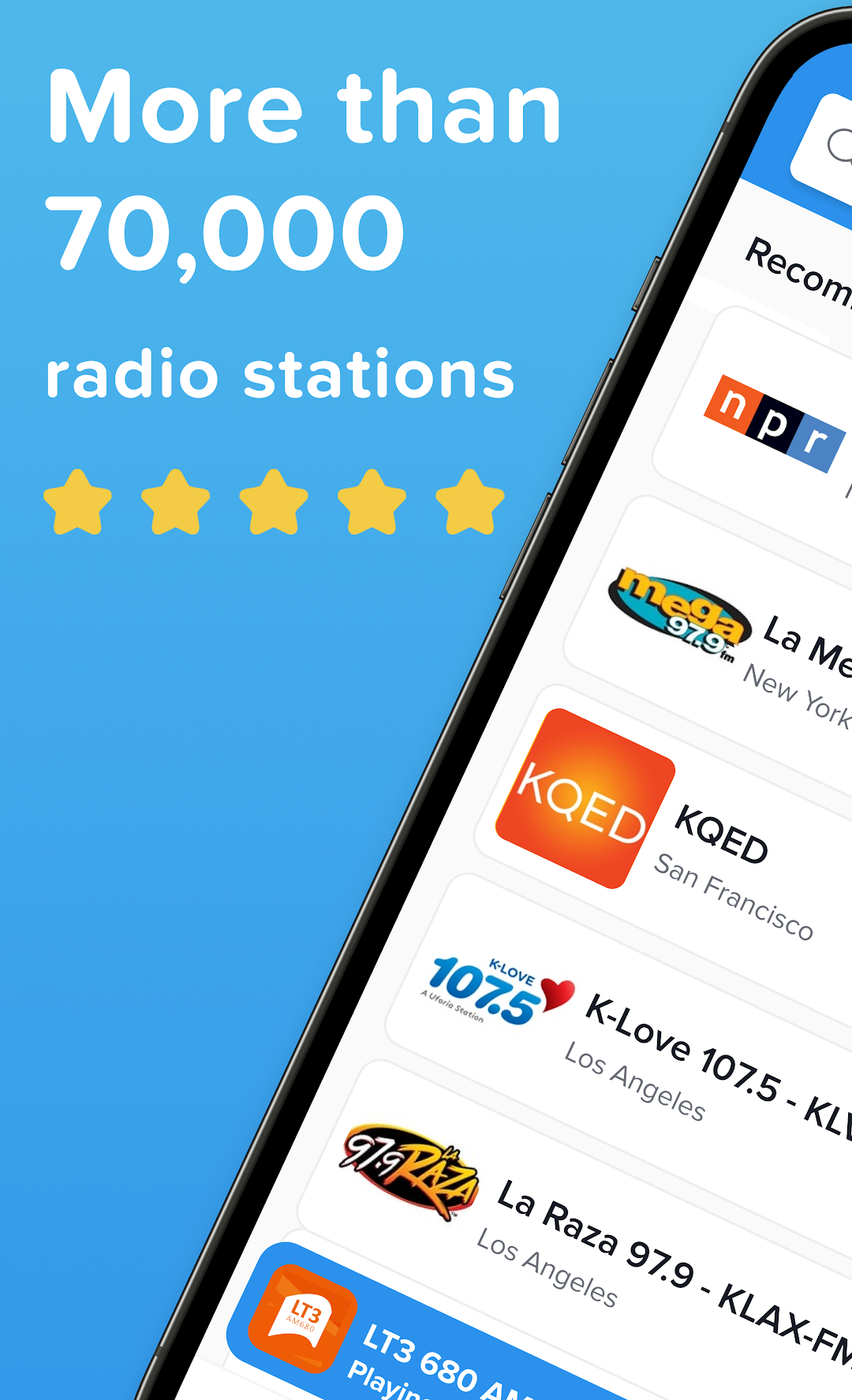 Simple Radio: Live AM FM Radio ảnh chụp màn hình 1