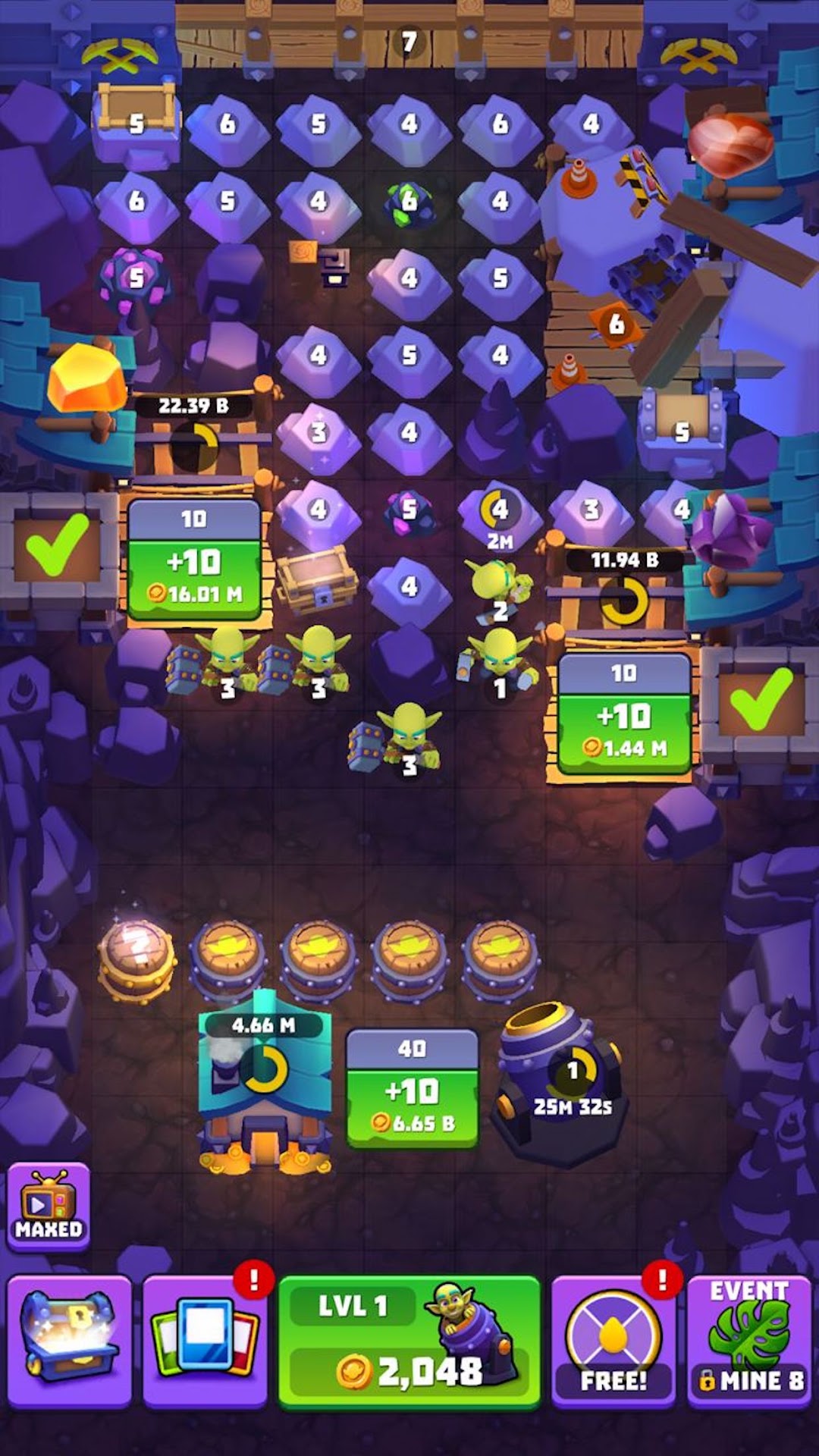 Gold and Goblins: Mining Games mod apk screenshot 5