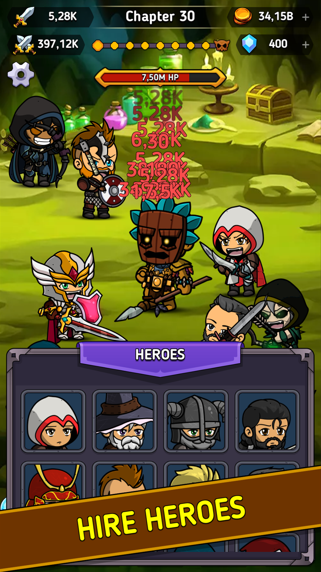 Tap Hero Clicker: Idle RPG ảnh chụp màn hình 4