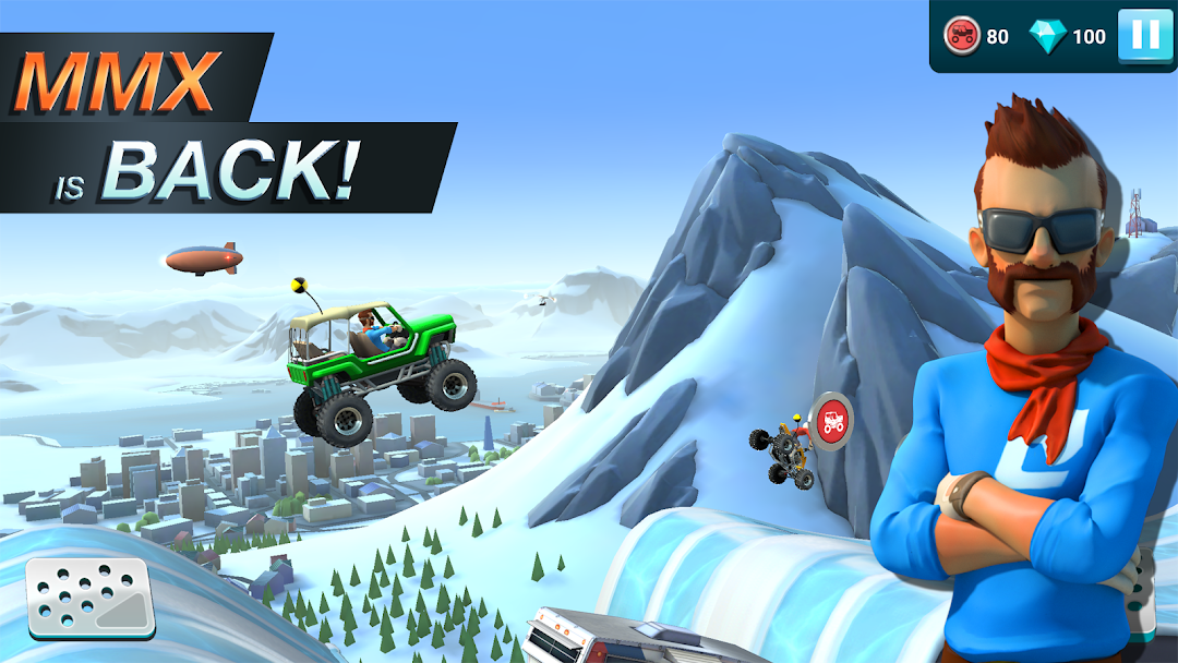 MMX Hill Dash 2 – Race Offroad mod apk screenshot 1