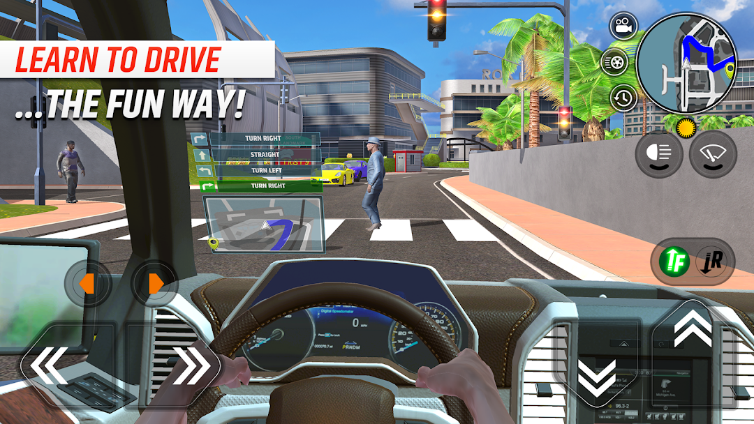 Car Driving School Simulator ảnh chụp màn hình 1