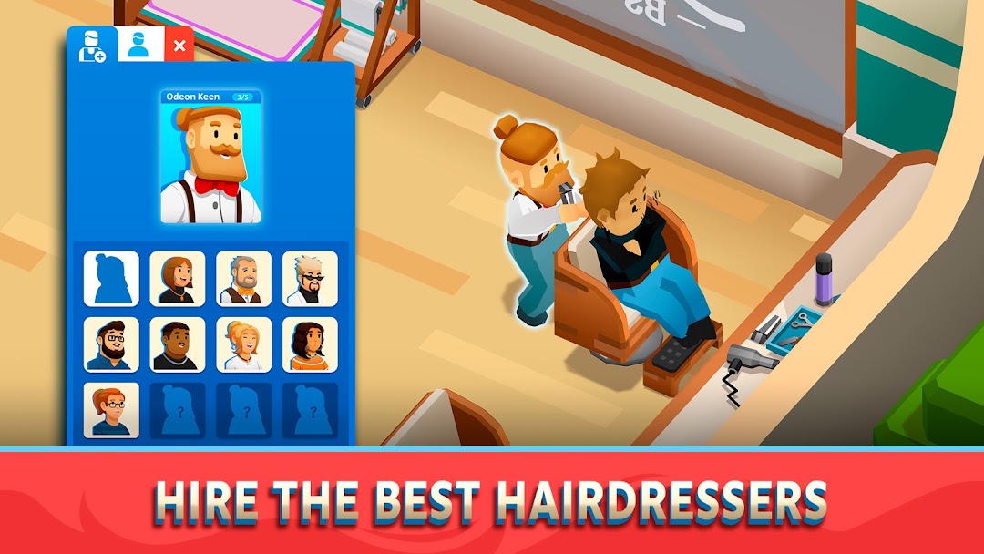 Idle Barber Shop Tycoon - Game mod apk screenshot 2