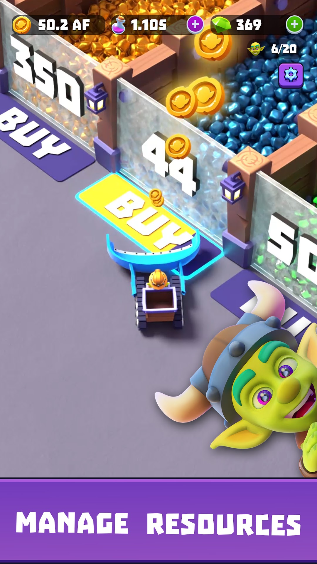 Gold and Goblins: Mining Games mod apk screenshot 1