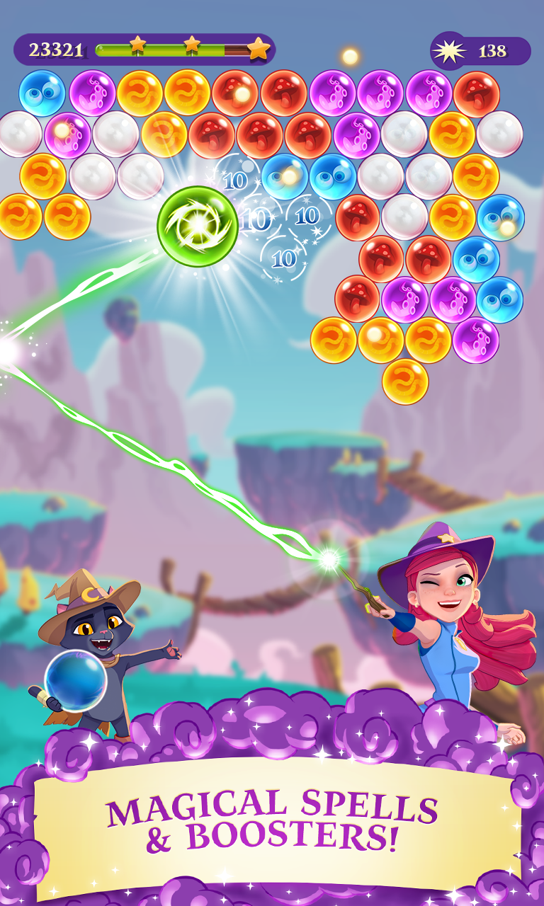 Bubble Witch 3 Saga ảnh chụp màn hình 2