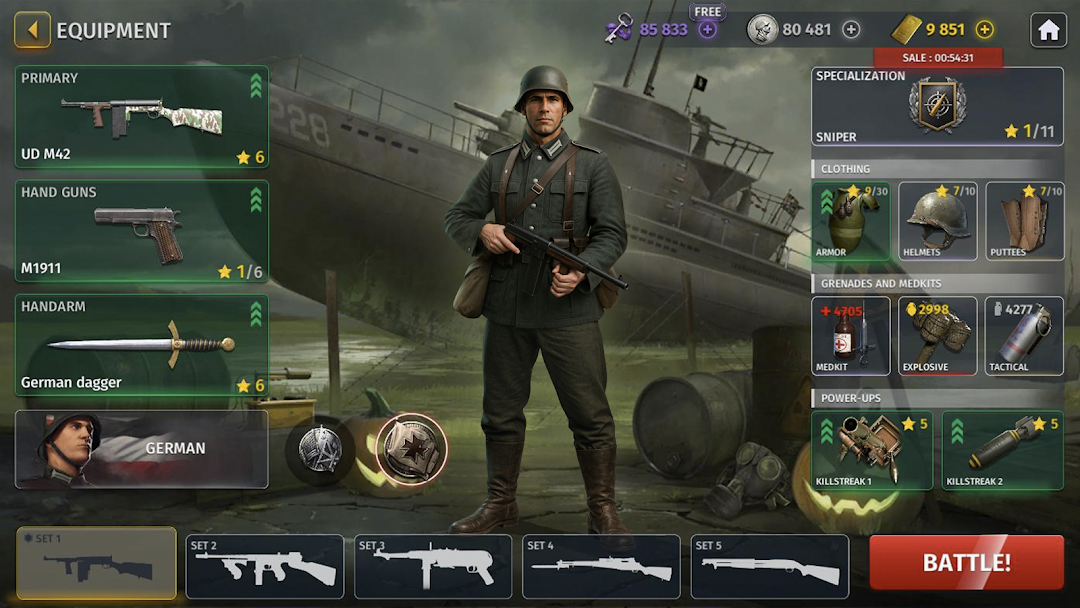 World War 2－FPS Shooting Games ảnh chụp màn hình 2