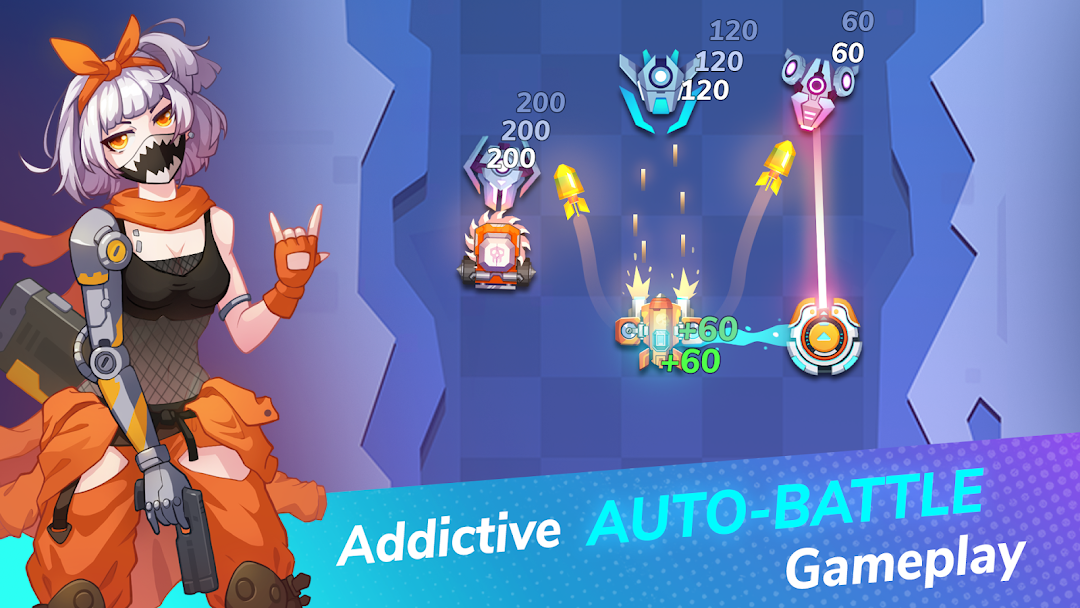 Merge Adventure: Auto Tank War ảnh chụp màn hình 2