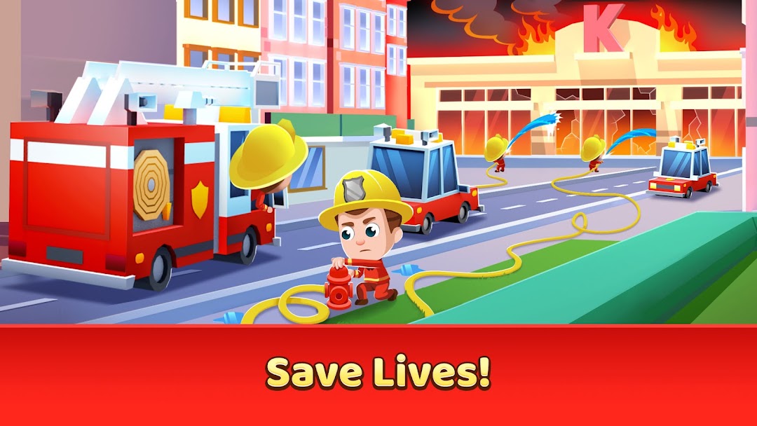 Idle Firefighter Tycoon ảnh chụp màn hình 3