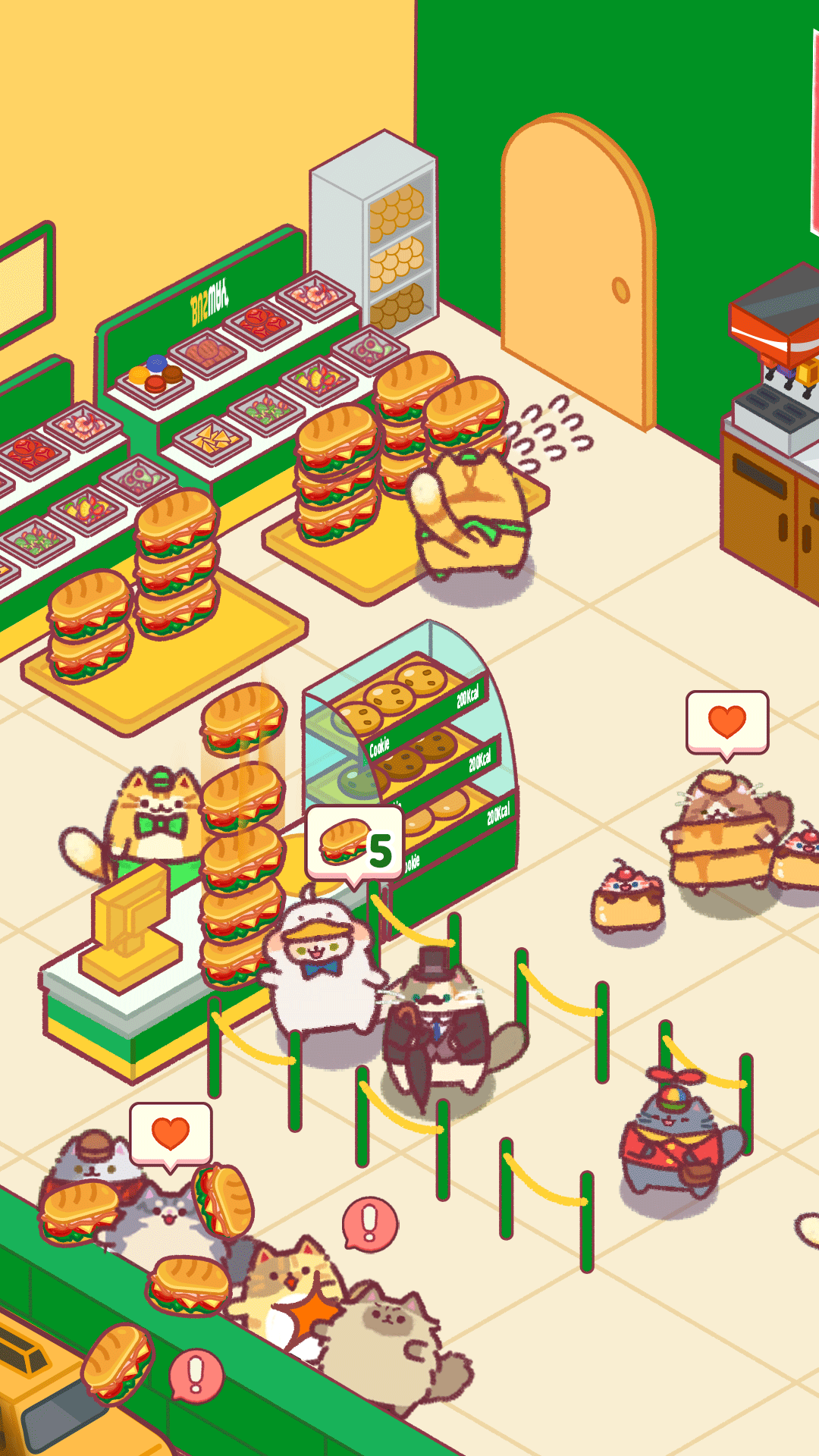 Cat Snack Bar: Cute Food Games mod apk screenshot 2