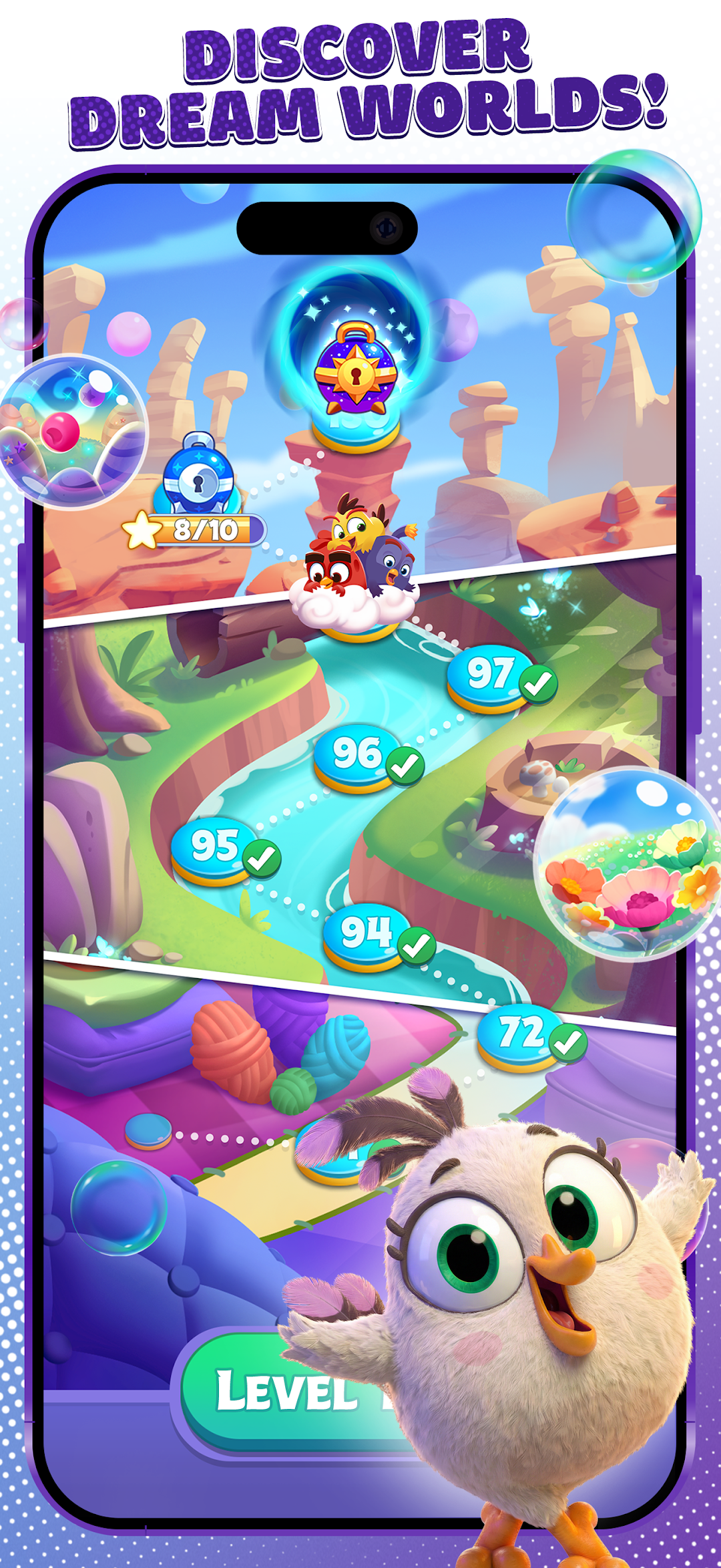 Angry Birds Dream Blast mod apk screenshot 5
