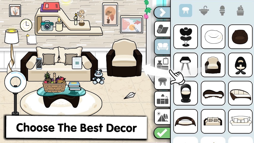 Tizi Princess Home Design Game mod apk screenshot 5