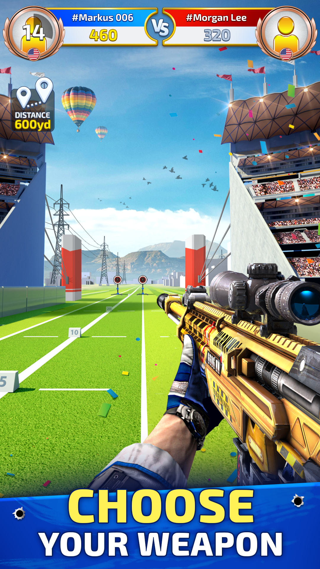 Sniper Champions: 3D shooting ảnh chụp màn hình 1