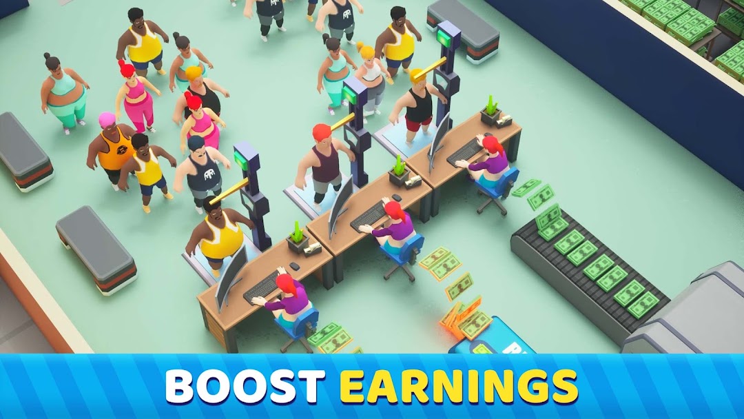 Fitness Club Tycoon ảnh chụp màn hình 2