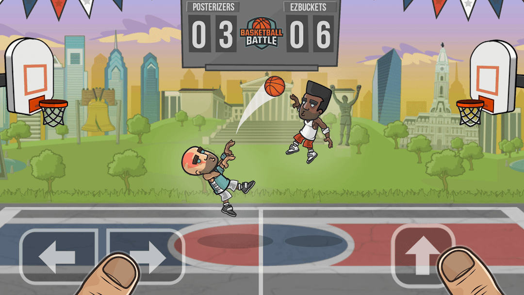 Basketball Battle ảnh chụp màn hình 1