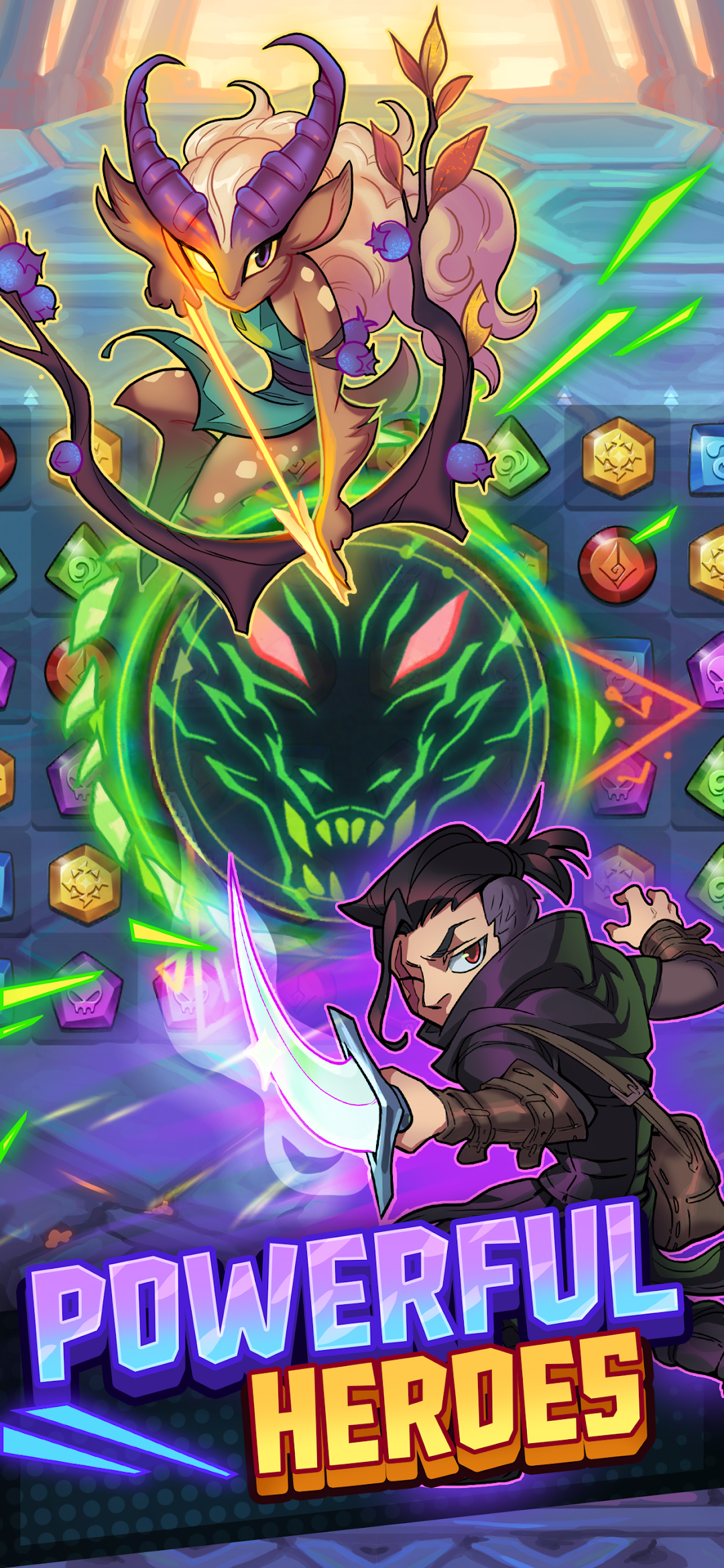 Puzzle Brawl: Match 3 PvP RPG mod apk screenshot 3