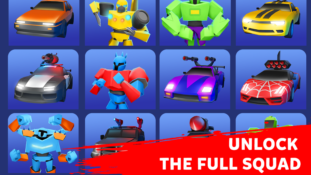Robot Merge Master: Car Games mod apk screenshot 5