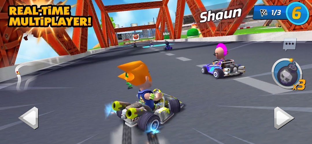 Boom Karts Multiplayer Racing mod apk screenshot 1