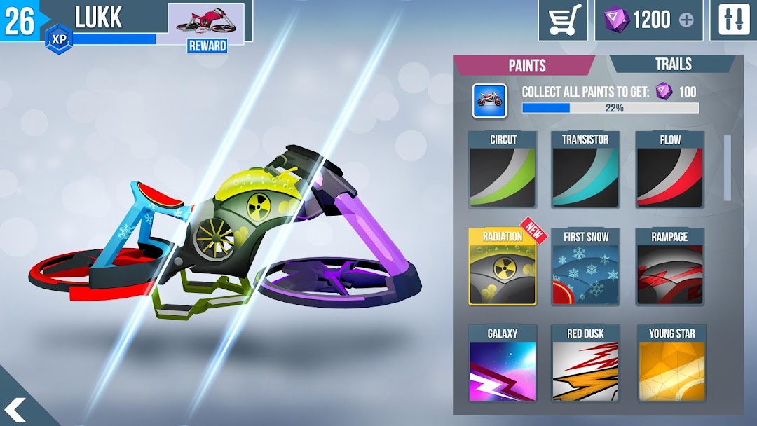 Gravity Rider Zero mod apk screenshot 2