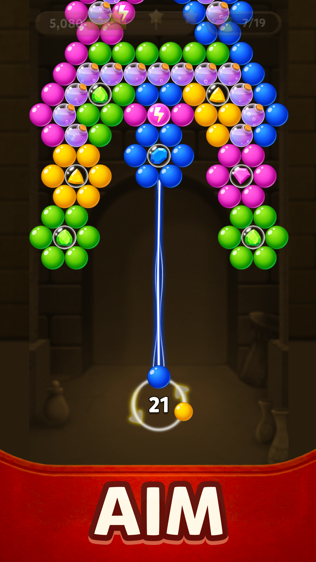 Bubble Pop Origin! Puzzle Game ảnh chụp màn hình 1