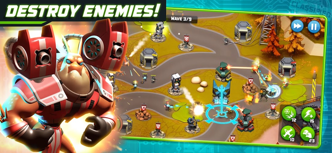 Alien Creeps TD mod apk screenshot 2
