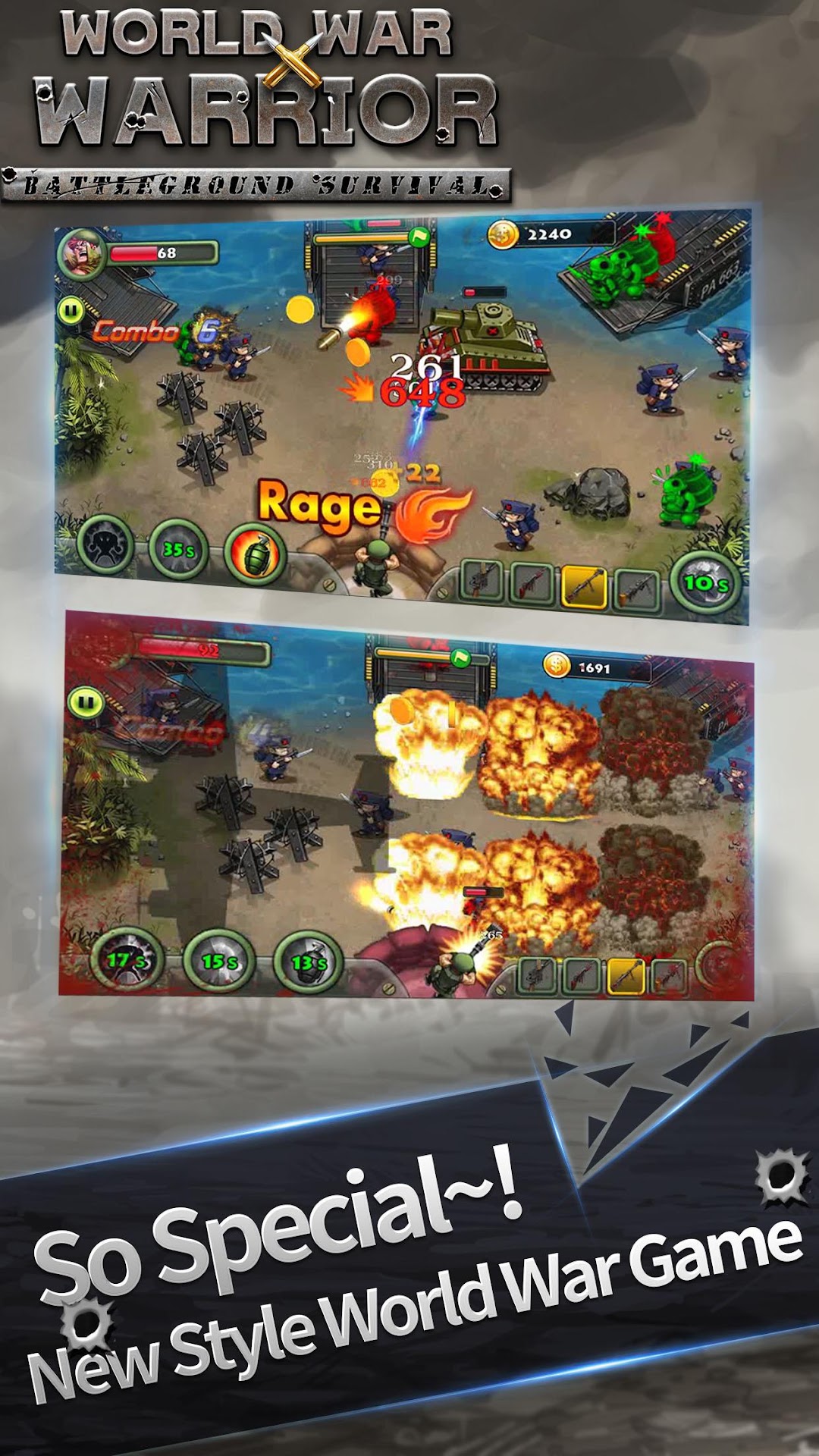 World War Warrior - Survival mod apk screenshot 1
