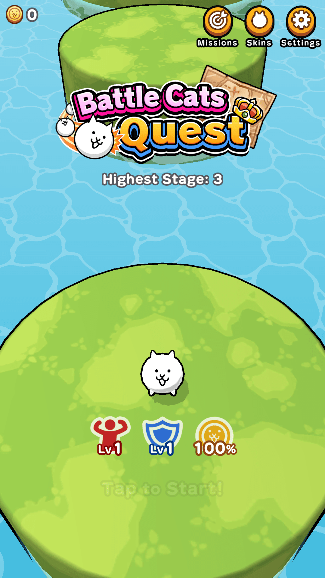 Battle Cats Quest ảnh chụp màn hình 1