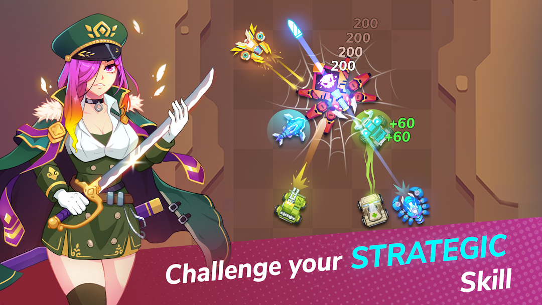 Merge Adventure: Auto Tank War ảnh chụp màn hình 5