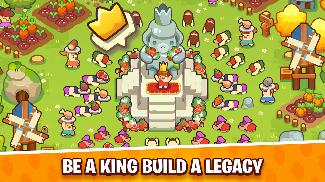 Me is King: Idle Tycoon Game ảnh chụp màn hình 1