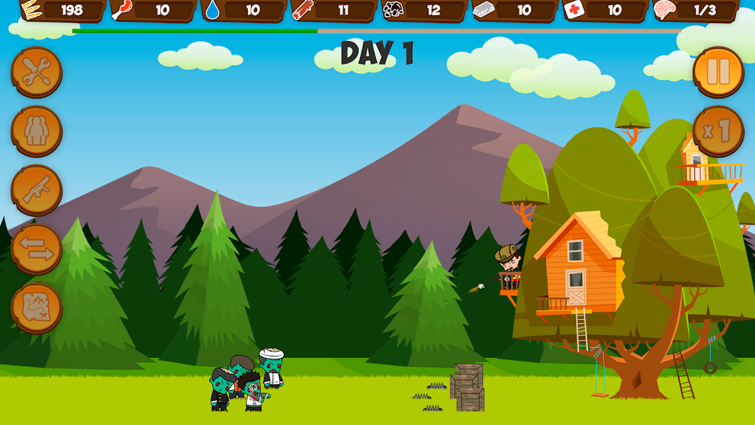 Zombie Forest HD: Survival ảnh chụp màn hình 2