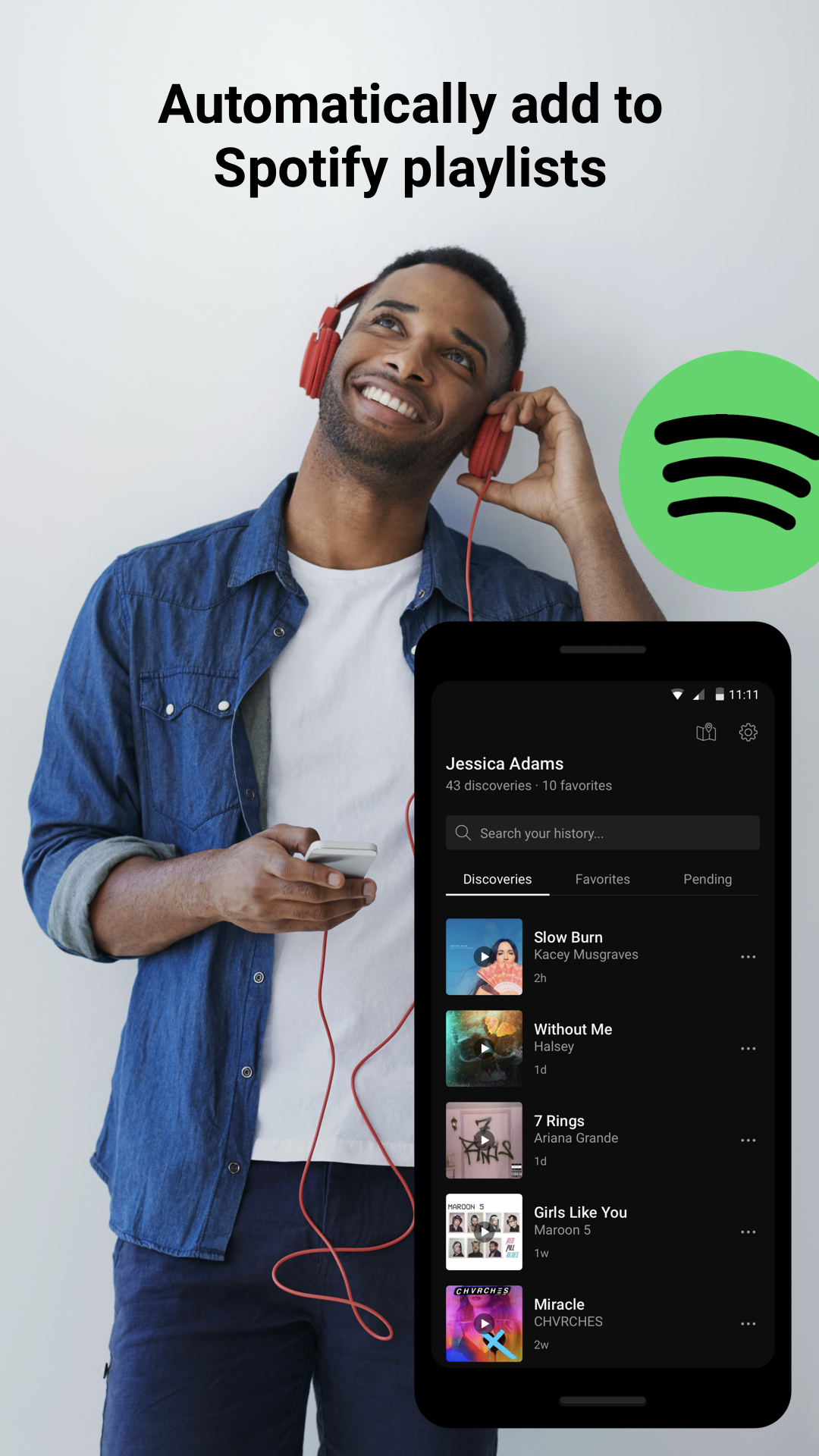 SoundHound ∞ - Music Discovery ảnh chụp màn hình 4