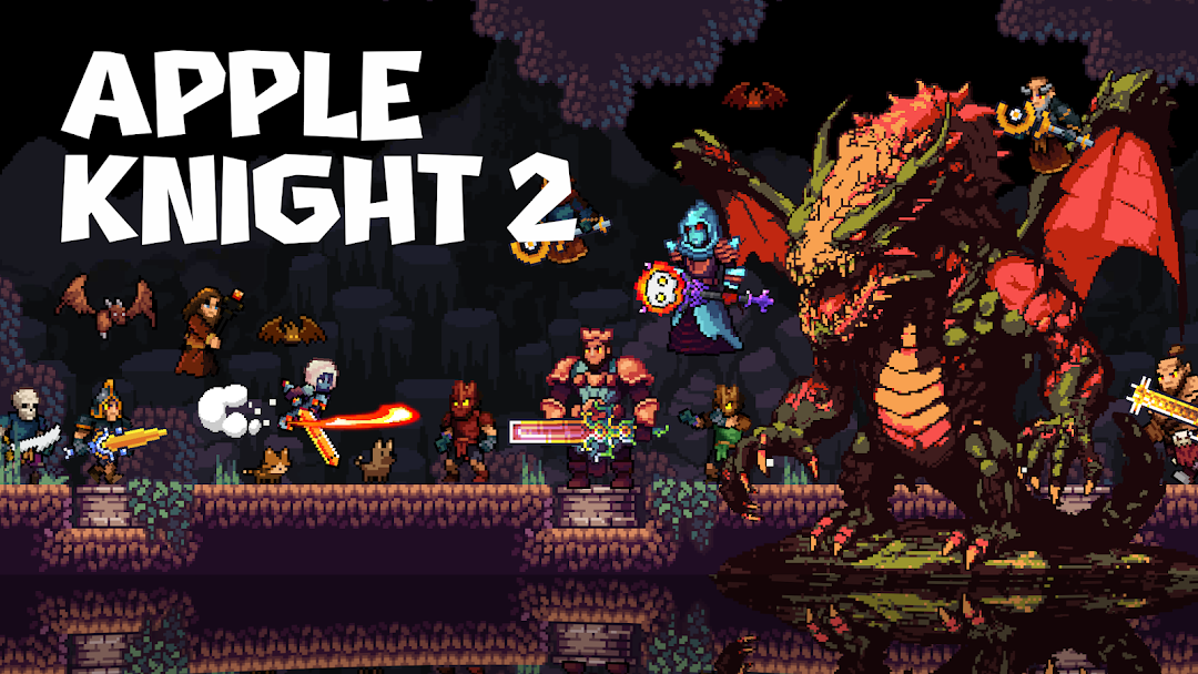Apple Knight 2 - Platformer ảnh chụp màn hình 1