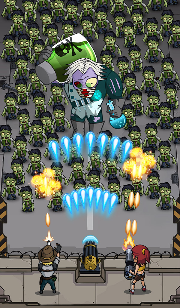 Zombie War Idle Defense Game ảnh chụp màn hình 3