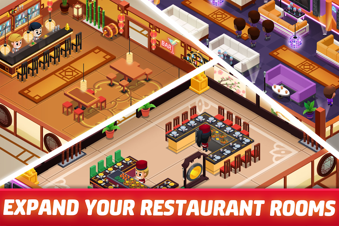 Idle Restaurant Tycoon mod apk screenshot 2