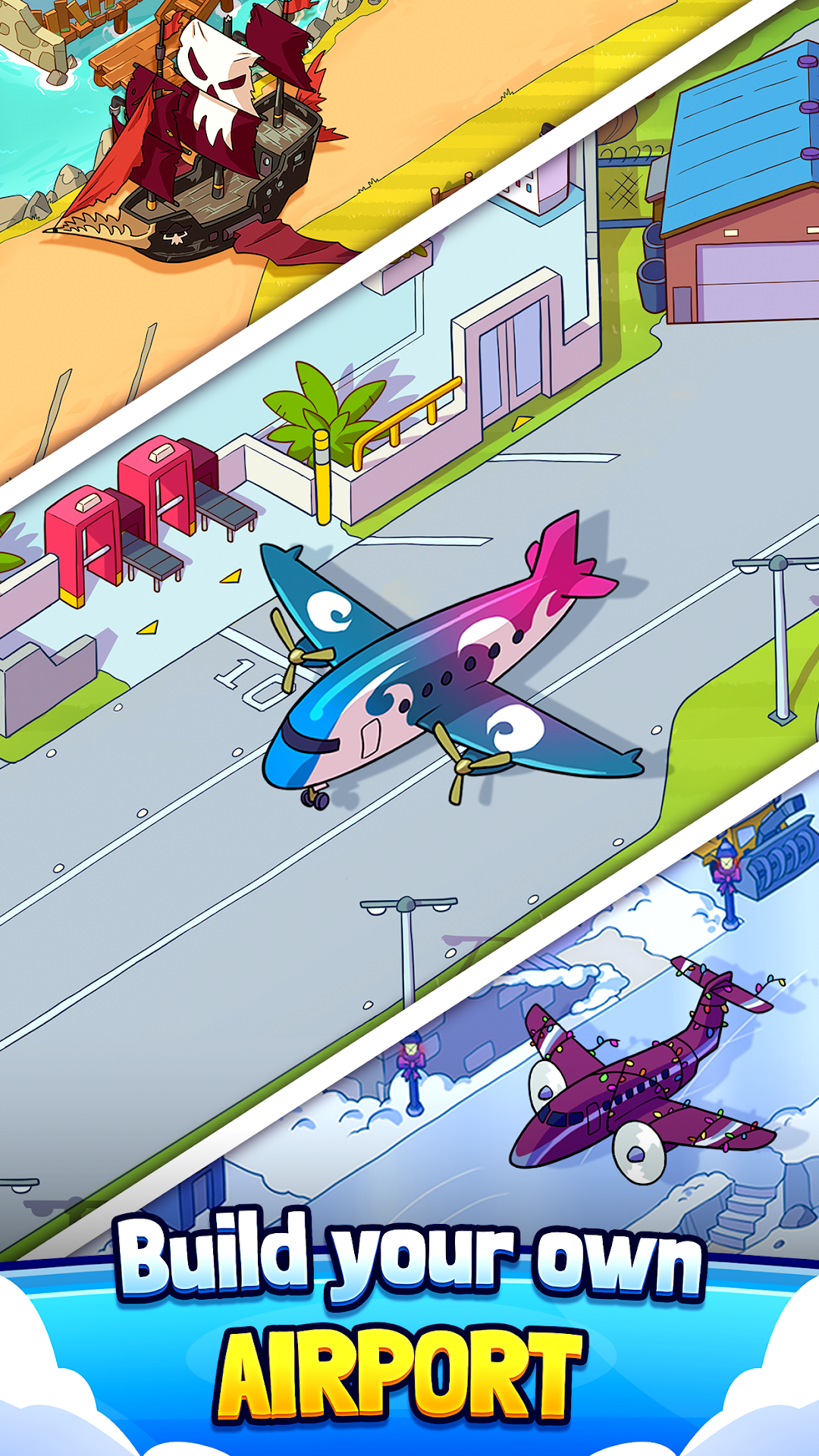 Airport BillionAir Idle Tycoon ảnh chụp màn hình 1