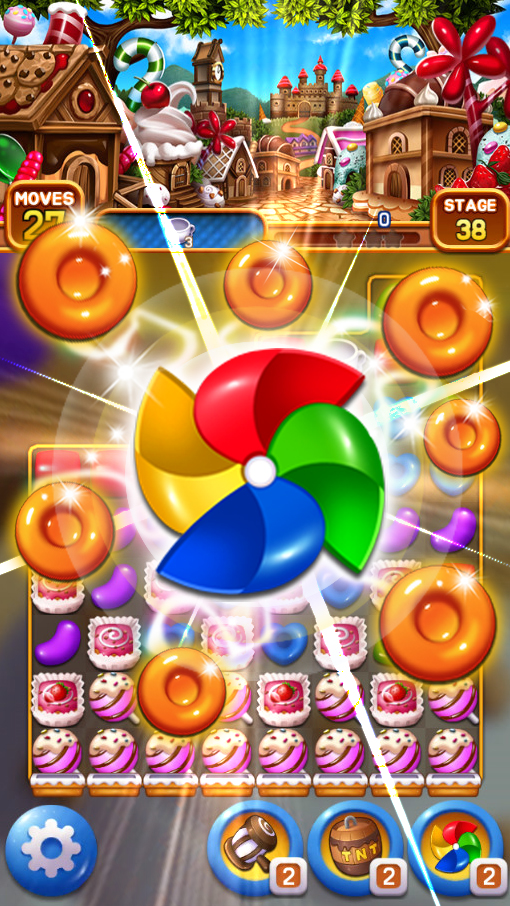 Sweet Cookies Kingdom_Match 3 ảnh chụp màn hình 2