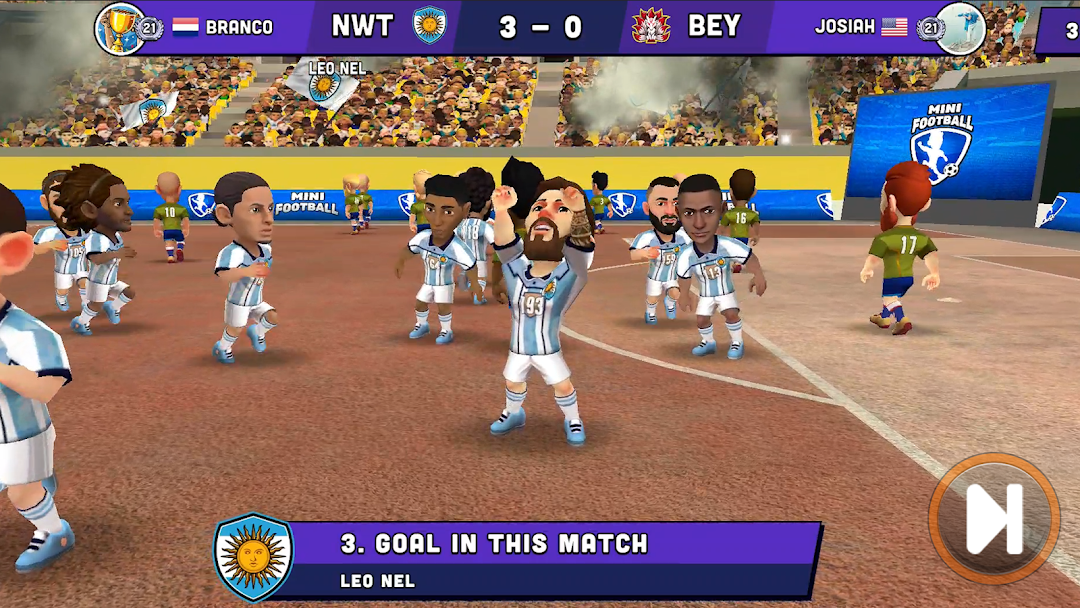 Mini Football - Soccer Games mod apk screenshot 4