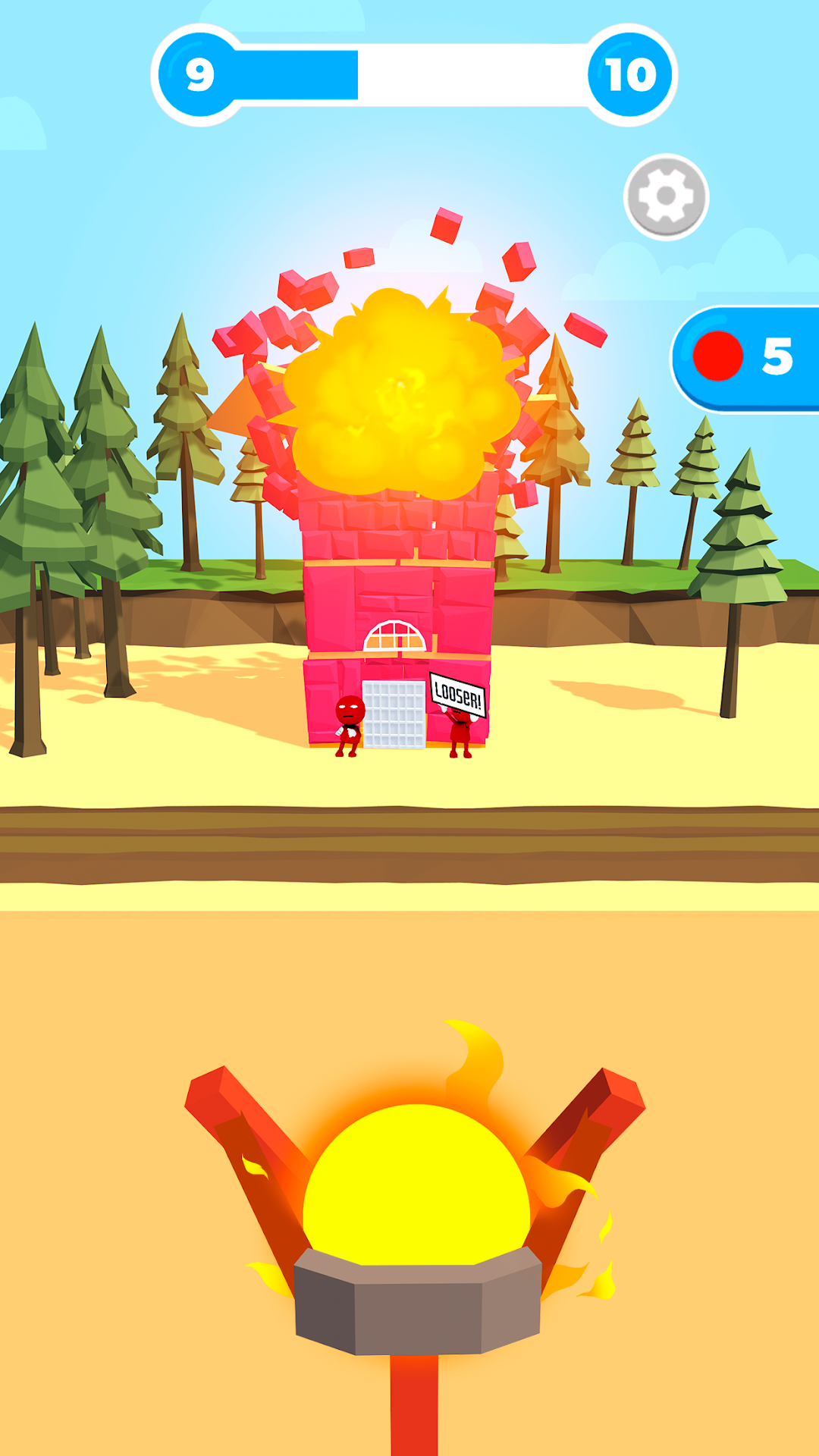 Slingshot Smash－Shooting Range mod apk screenshot 4