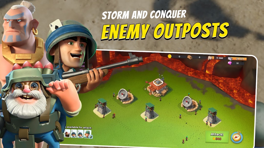 Boom Beach: War Strategy Game ảnh chụp màn hình 5