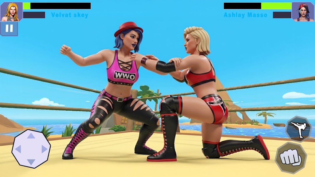 Bad Girls Wrestling Game ảnh chụp màn hình 4
