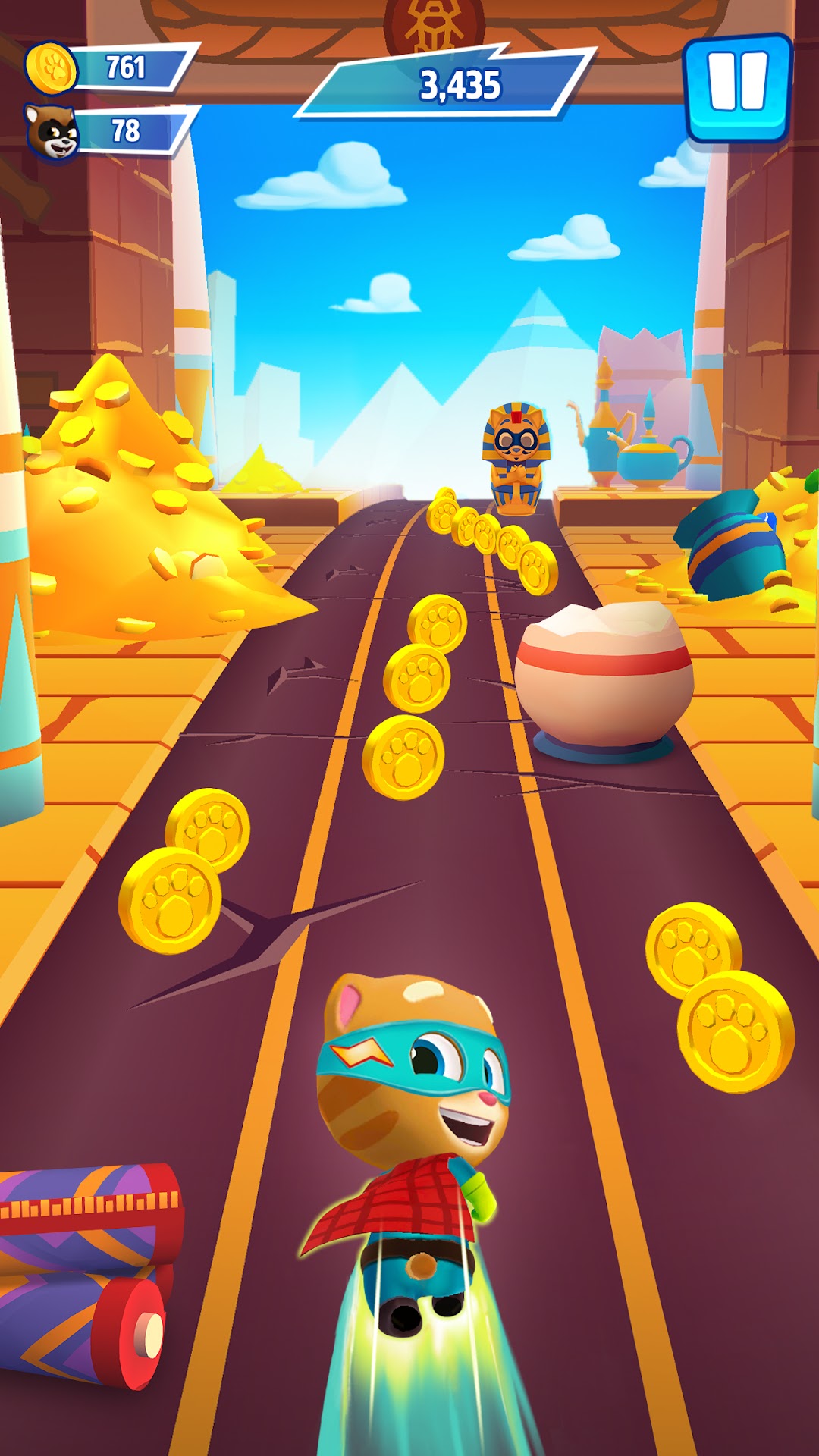 Talking Tom: Hero Dash Run ảnh chụp màn hình 5