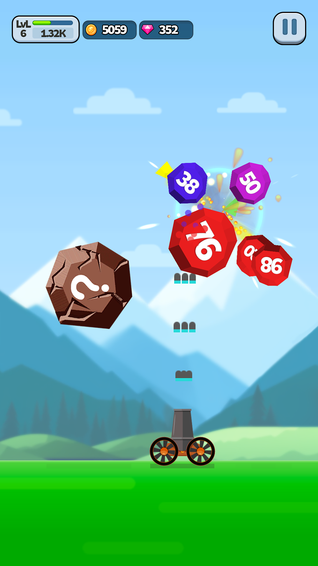 Ball Blast Cannon blitz mania mod apk screenshot 1