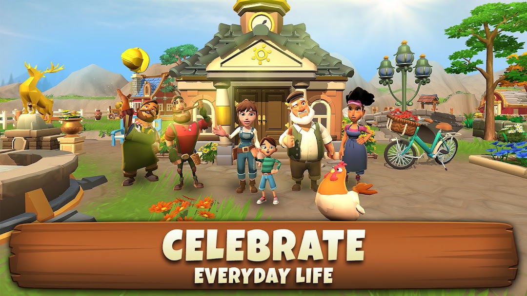 Sunrise Village: Farm Game ảnh chụp màn hình 3
