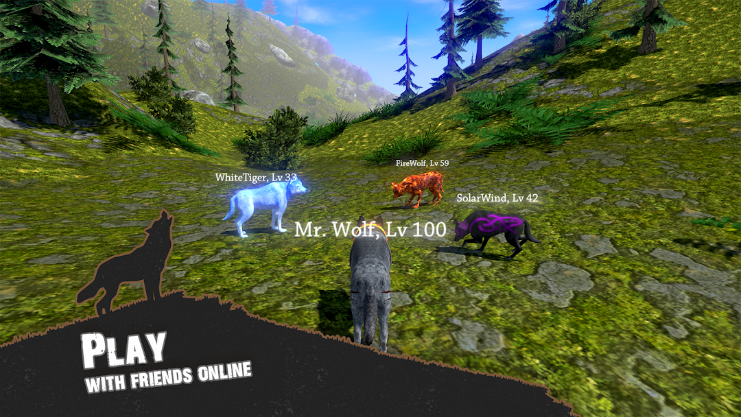 Wolf Simulator - Animal Games ảnh chụp màn hình 3