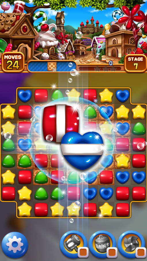 Sweet Cookies Kingdom_Match 3 ảnh chụp màn hình 5