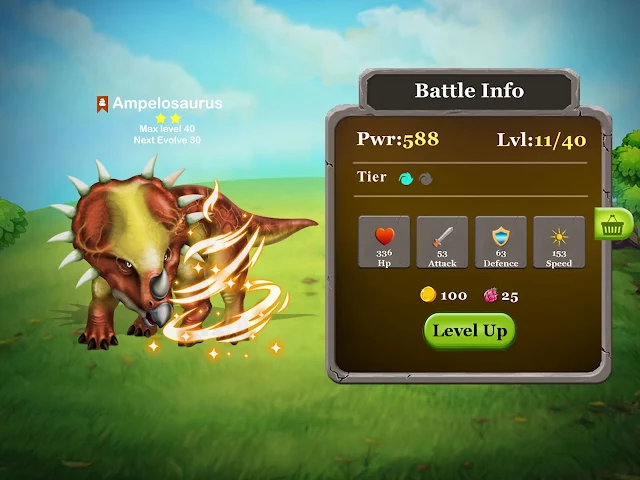 Dino Battle ảnh chụp màn hình 5