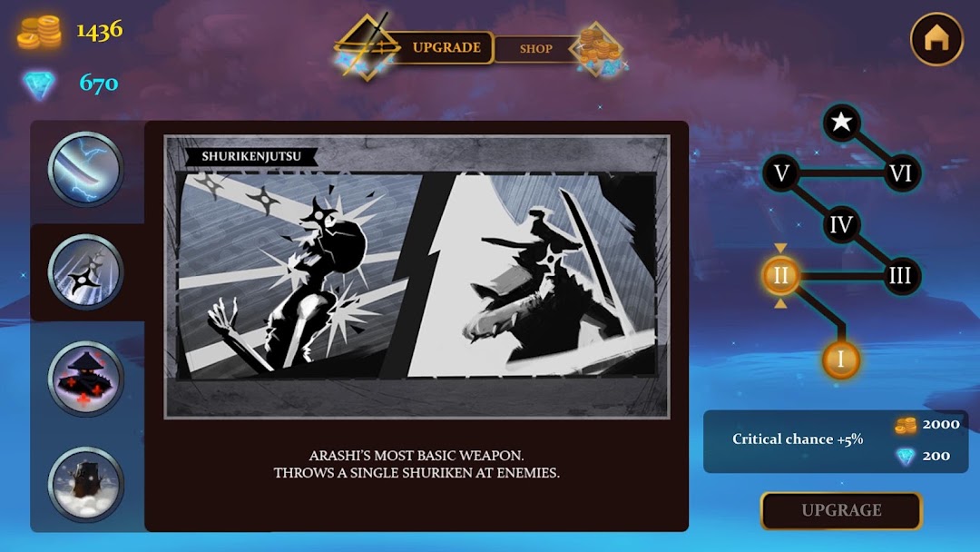 Ninja Arashi mod apk screenshot 5