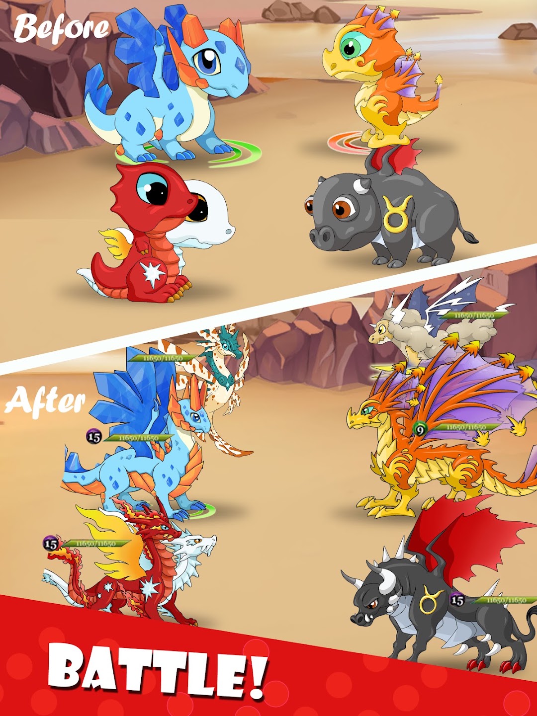 Dragon Battle ảnh chụp màn hình 2
