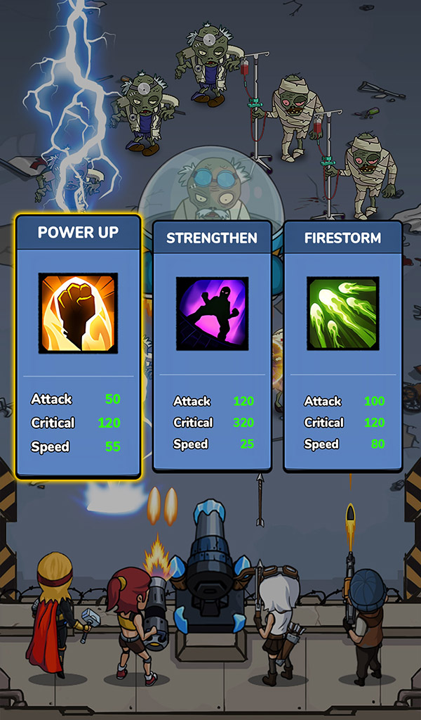 Zombie War Idle Defense Game ảnh chụp màn hình 4