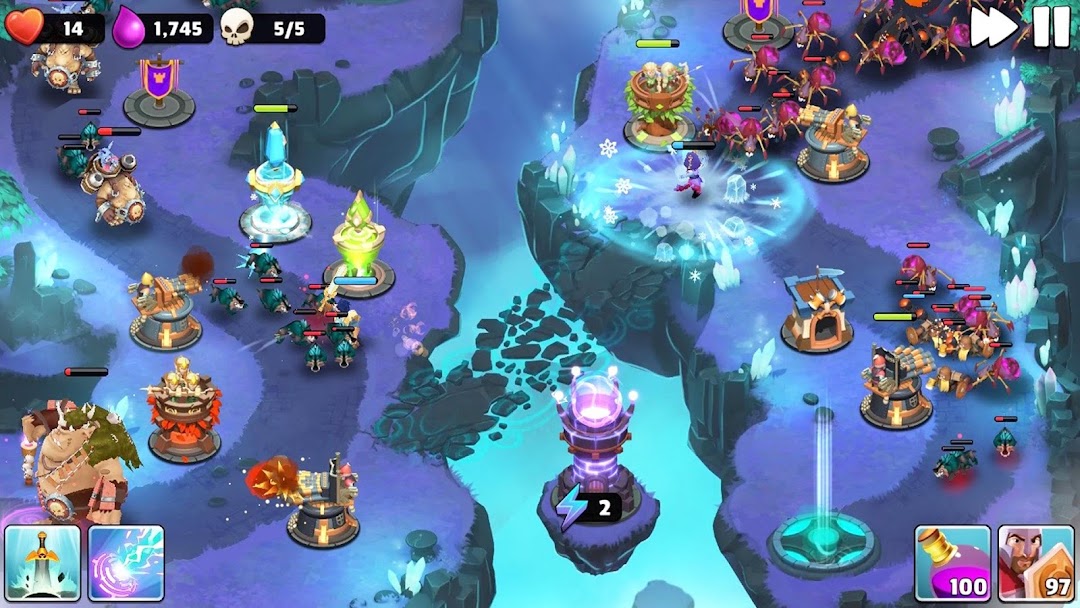 Castle Creeps - Tower Defense ảnh chụp màn hình 5