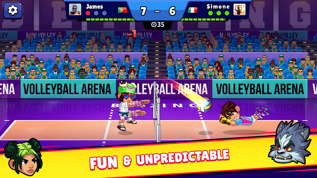Volleyball Arena: Spike Hard ảnh chụp màn hình 2